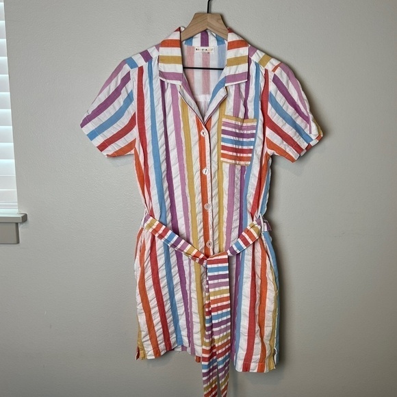 Roller Rabbit Eddie Striped Shirt Dress - Picture 2 of 6